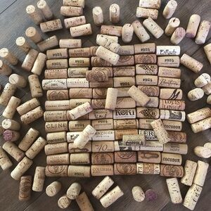150 Assorted Wine Corks Collection